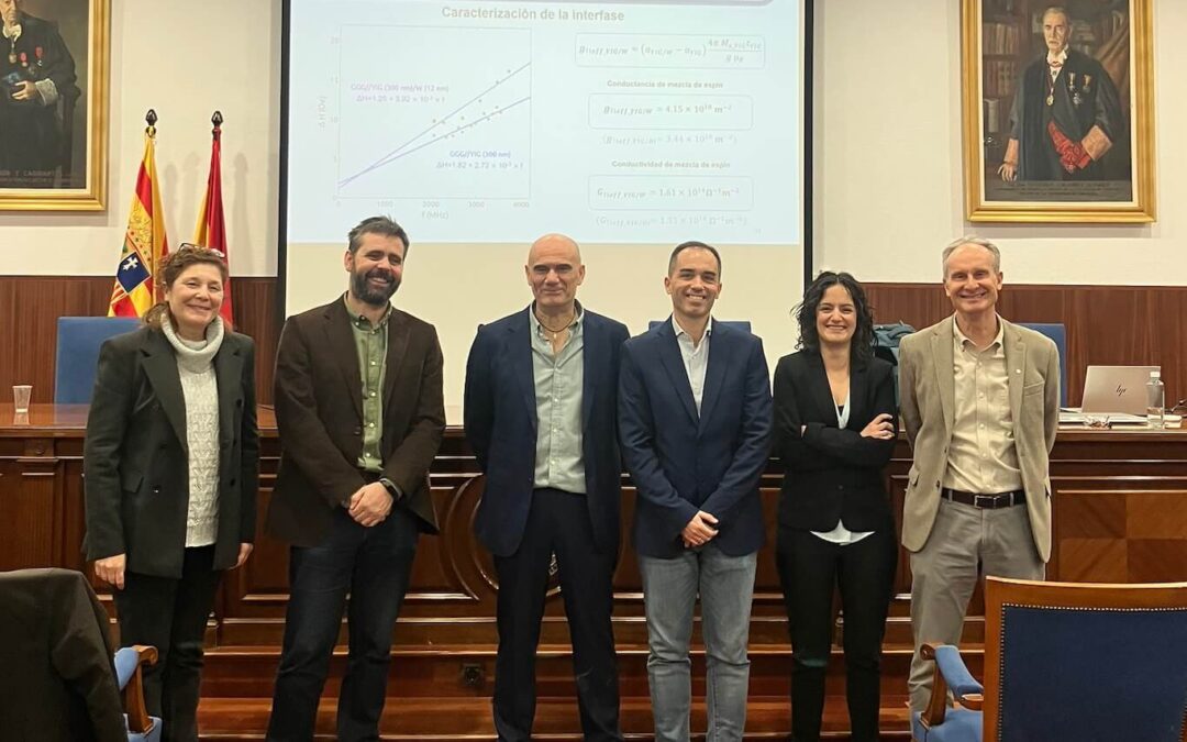The defense of José Ignacio Morales’ PhD thesis, supervised by Prof. J. M. De Teresa and Dr. S. Sangiao, took place in December 2025