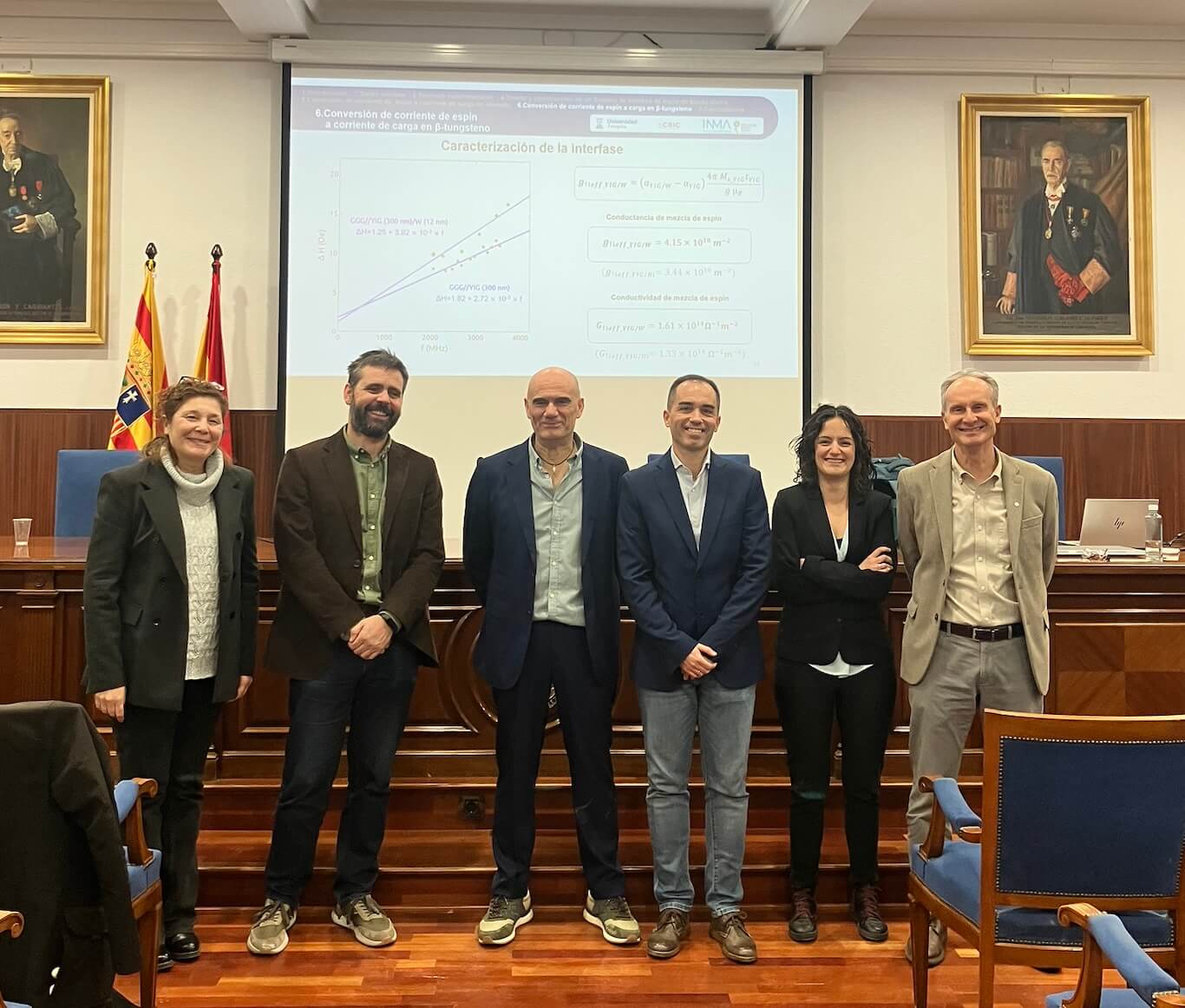 6-Defense of Jose Ignacio Morales PhD thesis Juan Ocaña gets an award for the best poster contribution in the Plan Complementario de Materiales conference, held in Valladolid