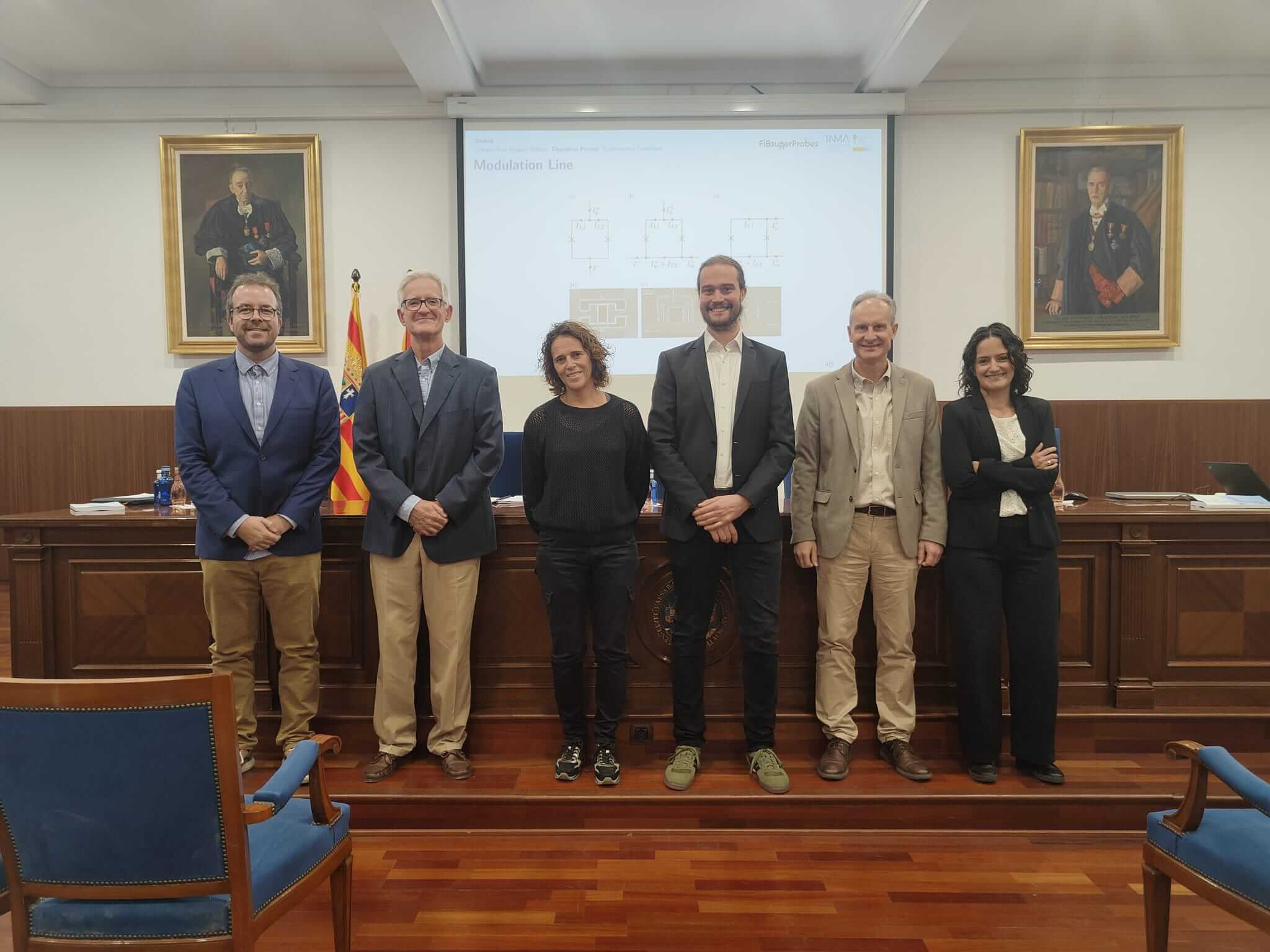 9-Defense of Fabian Sigloch’s PhD thesis Juan Ocaña gets an award for the best poster contribution in the Plan Complementario de Materiales conference, held in Valladolid